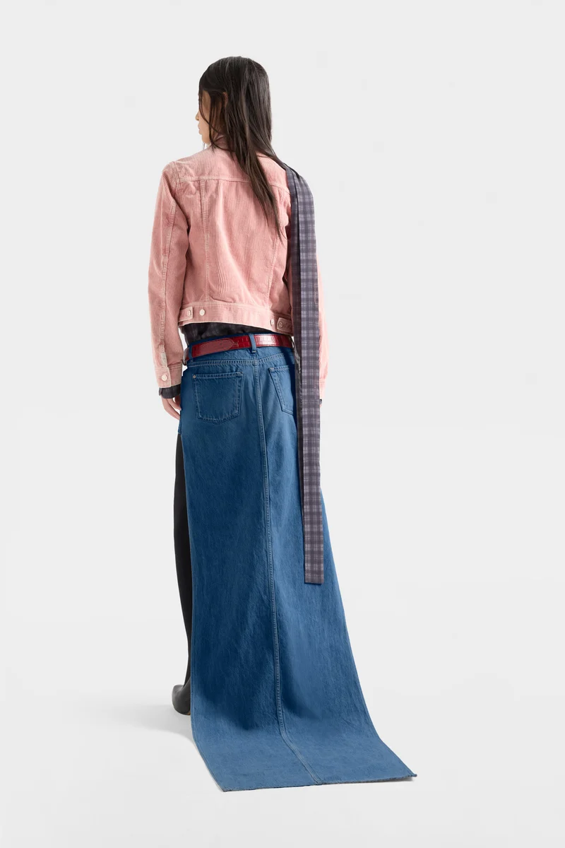 ADI TRUCKER JACKET in Corduroy Blushing