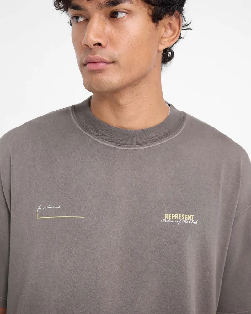 Patron Of The Club T-Shirt - Washed Olive