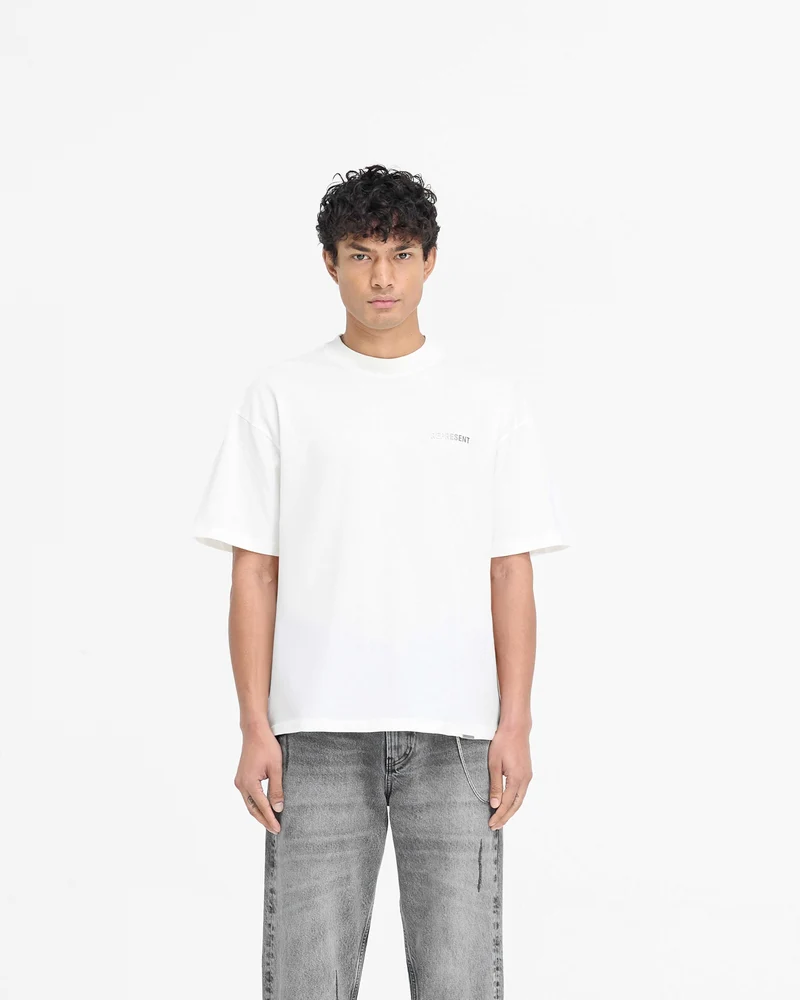 Block Logo T-Shirt - Flat White