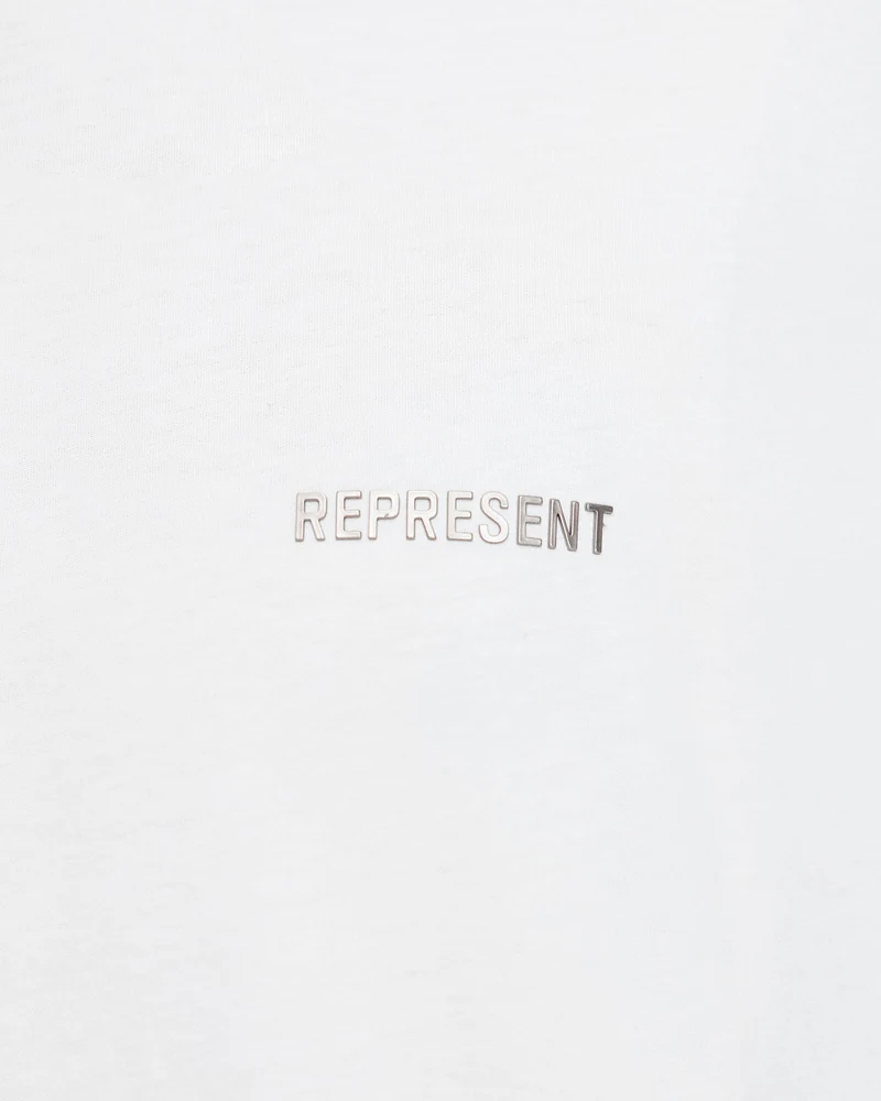 Block Logo T-Shirt - Flat White