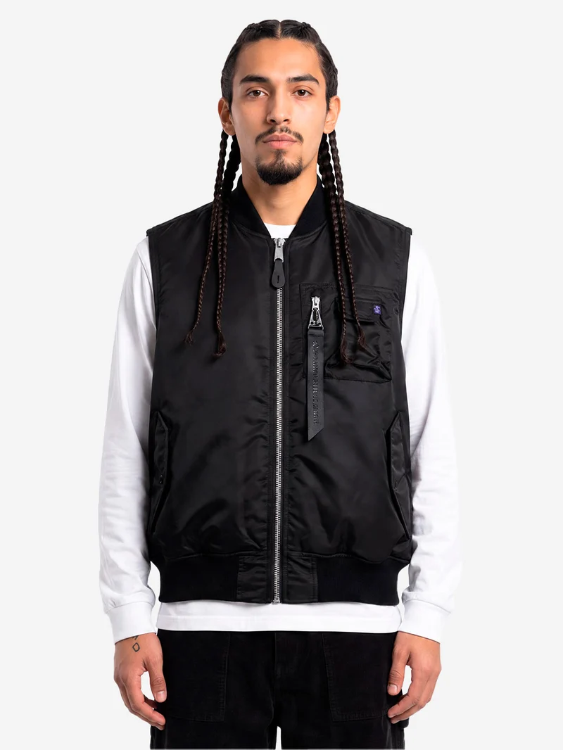 Gilet reversibile MA-1 Base UV nero