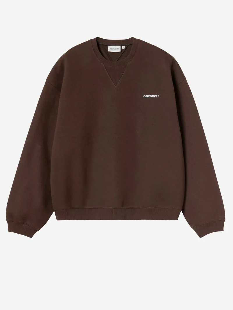 Ebbert Felpa in misto cotone marrone