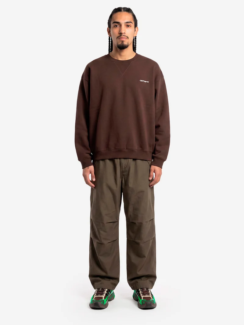Ebbert Felpa in misto cotone marrone