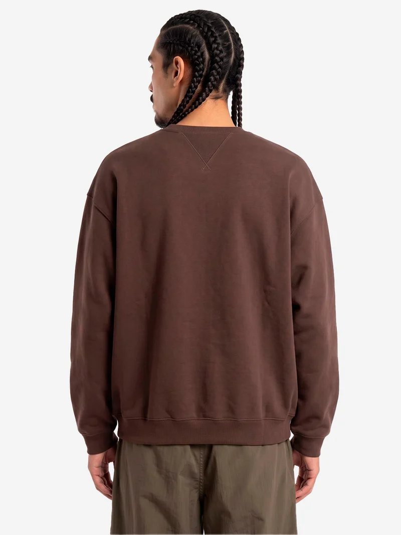 Ebbert Felpa in misto cotone marrone