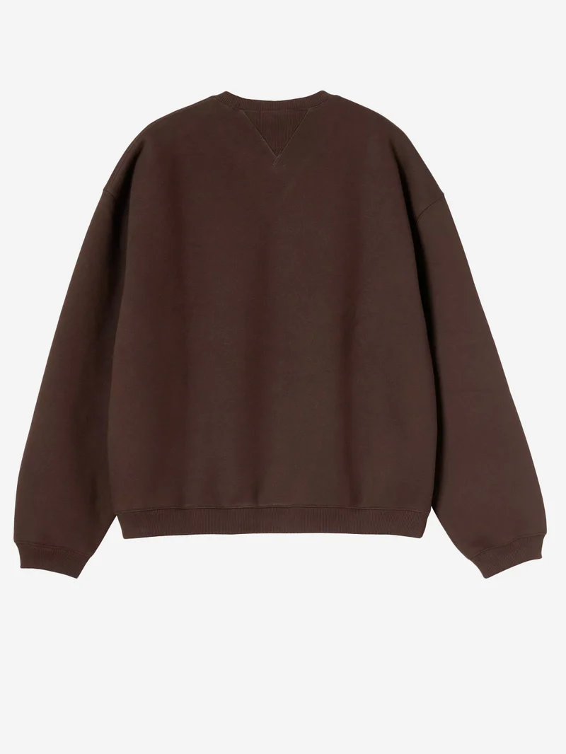 Ebbert Felpa in misto cotone marrone