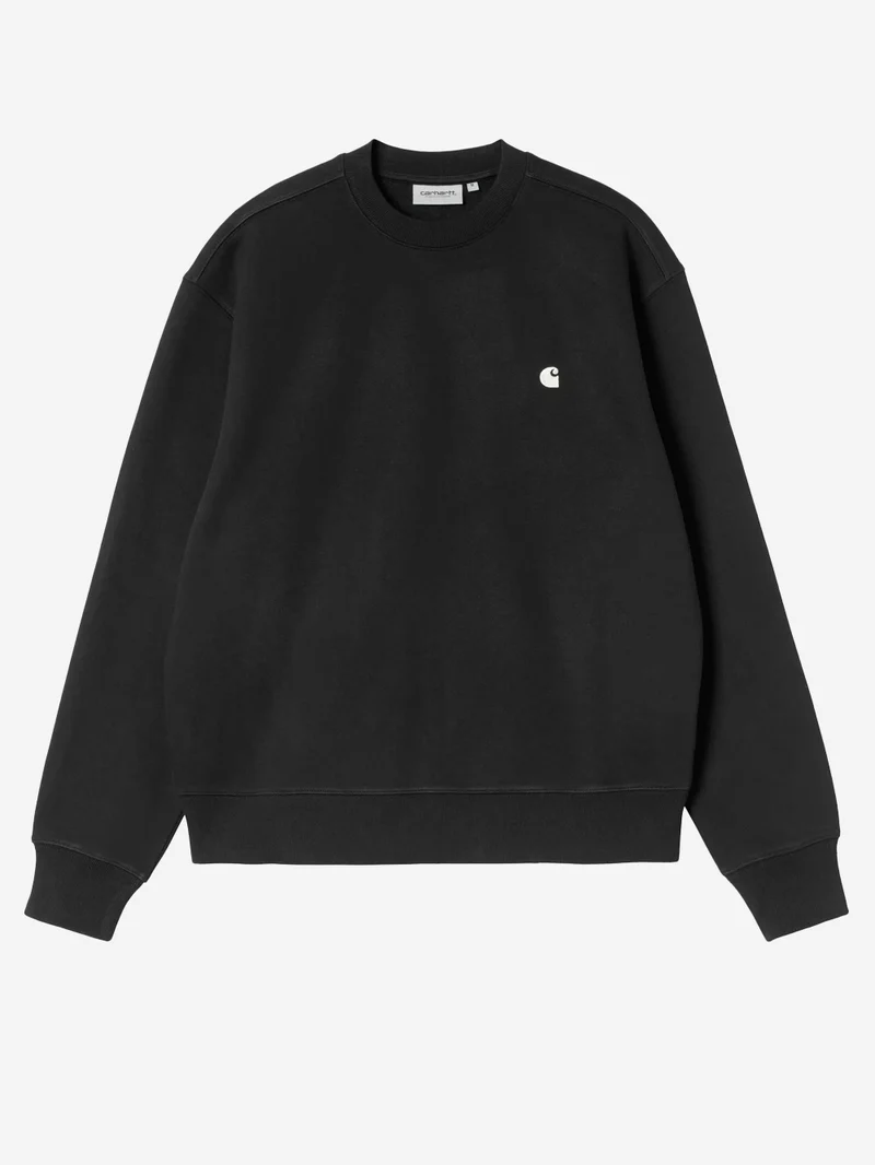 Mack Felpa in misto cotone nera