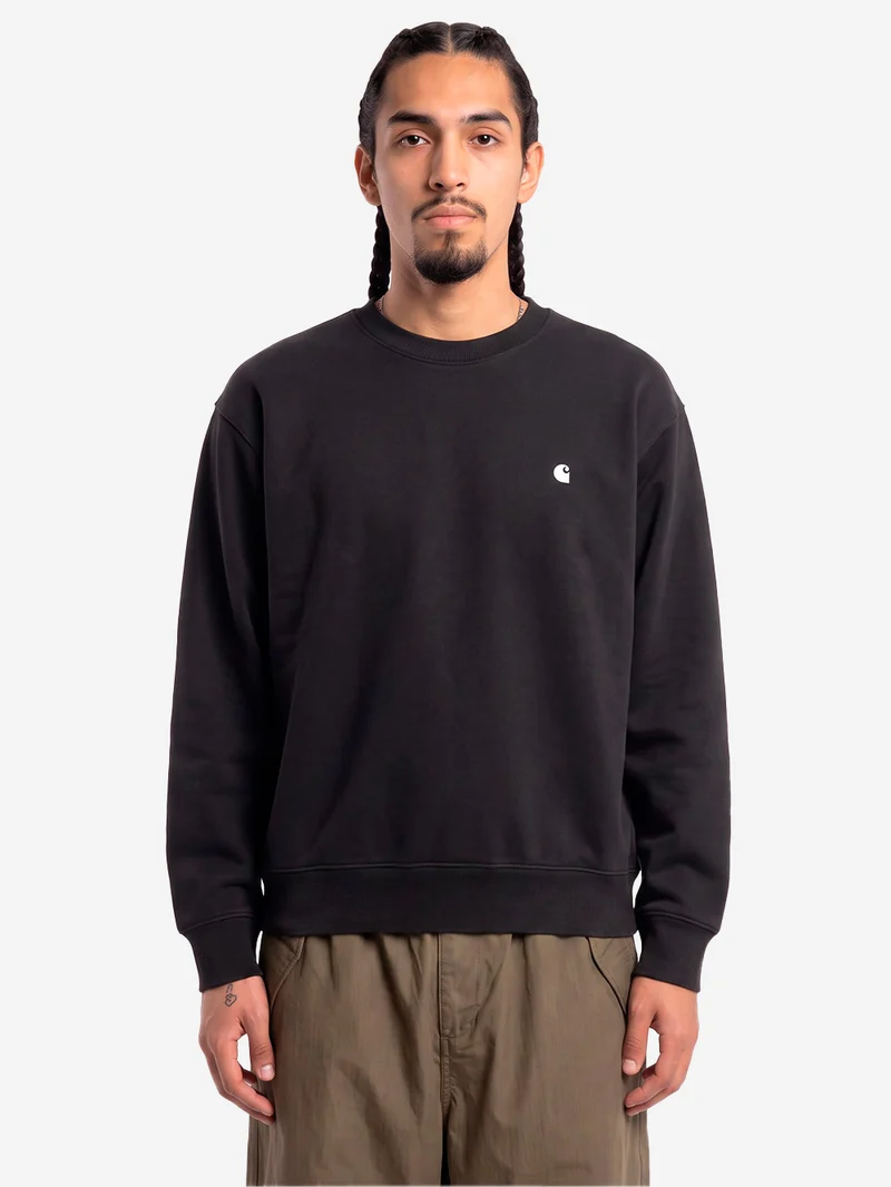 Mack Felpa in misto cotone nera