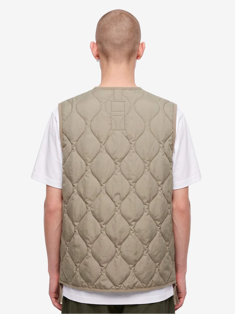 Military Zip Neck Down Smanicato Light Mocha