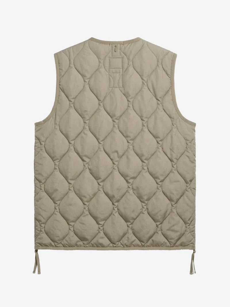 Military Zip Neck Down Smanicato Light Mocha
