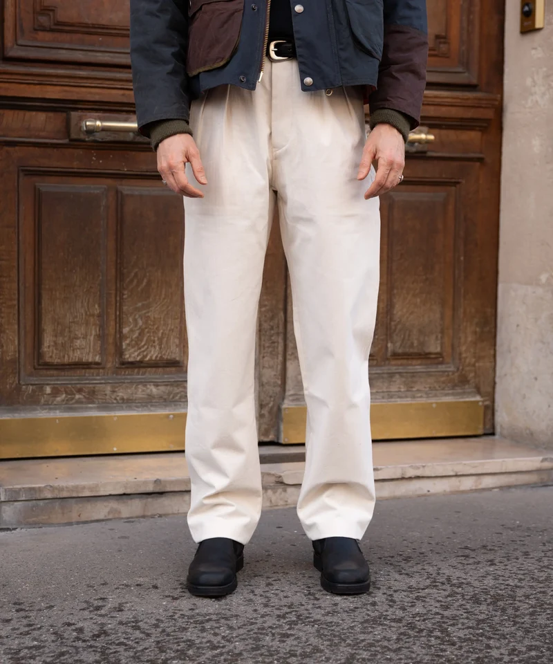 THE DOUBLE PLEAT PANTS