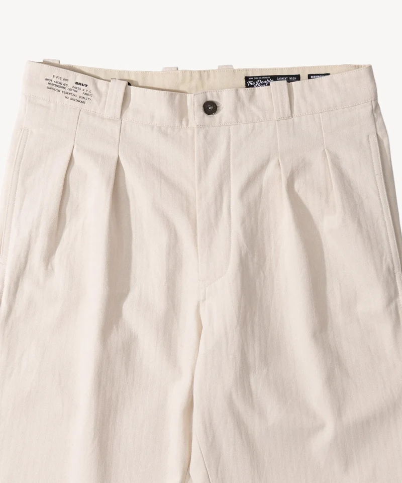 THE DOUBLE PLEAT PANTS