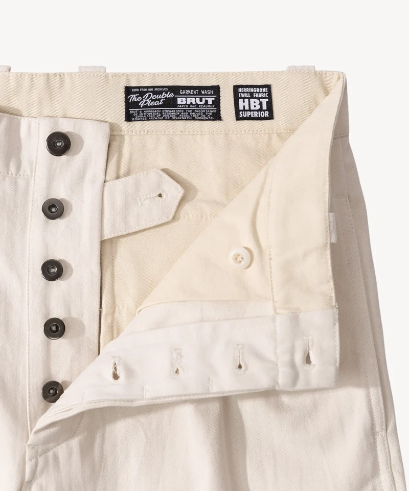 THE DOUBLE PLEAT PANTS