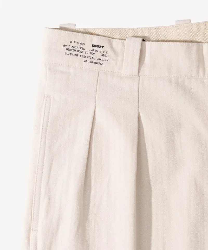 THE DOUBLE PLEAT PANTS