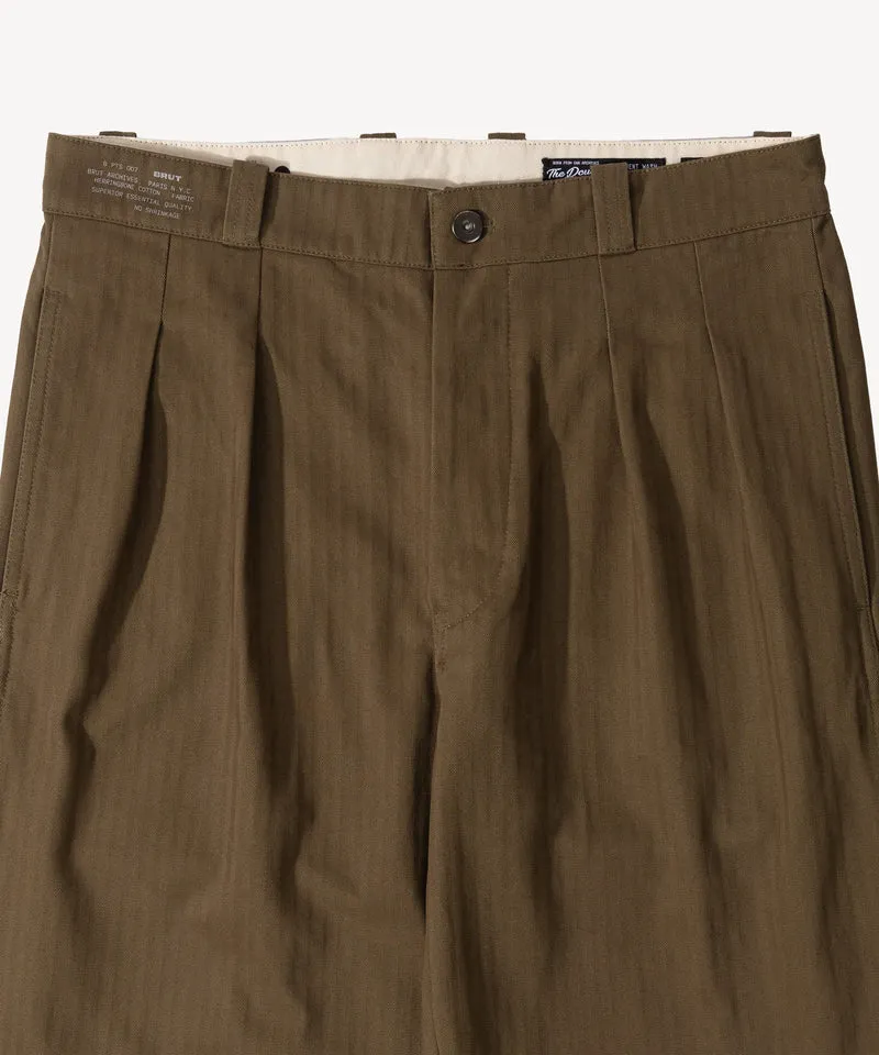 THE DOUBLE PLEAT PANTS