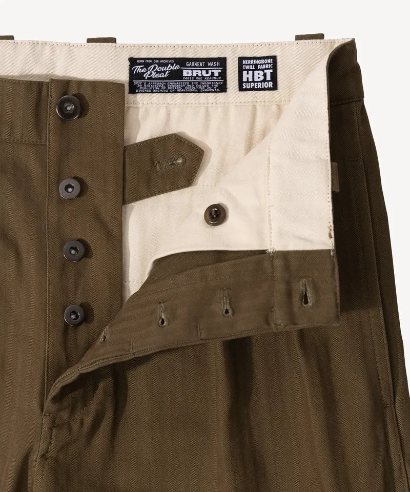 THE DOUBLE PLEAT PANTS