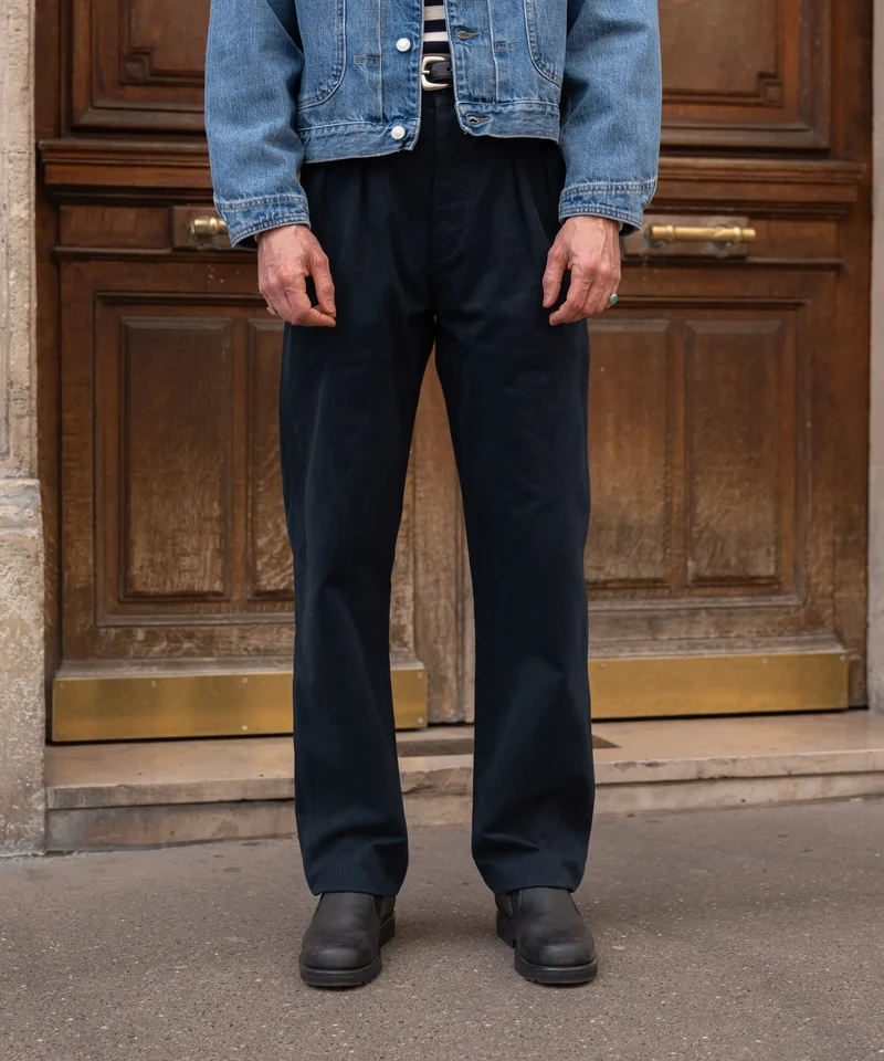 THE DOUBLE PLEAT PANTS