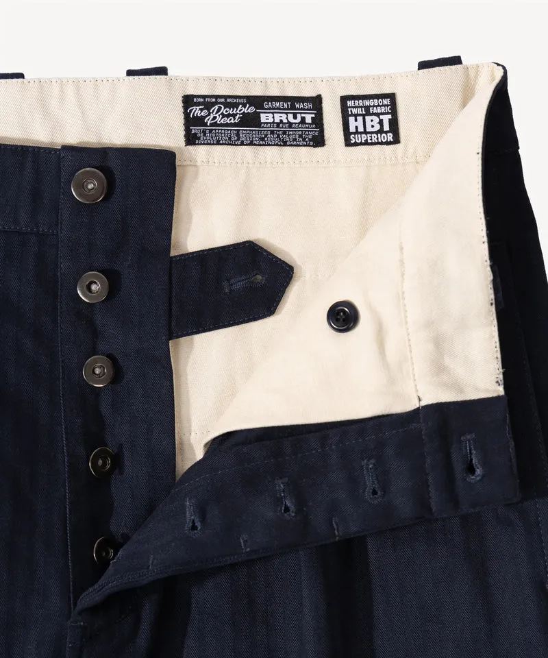 THE DOUBLE PLEAT PANTS