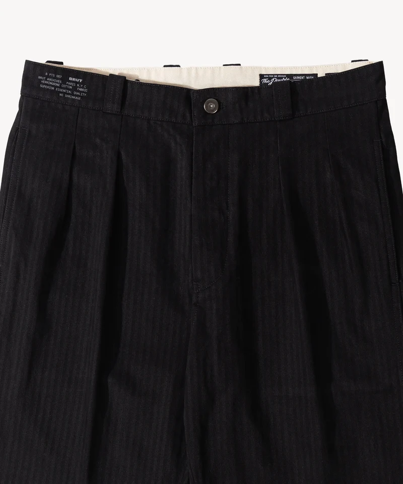 THE DOUBLE PLEAT PANTS