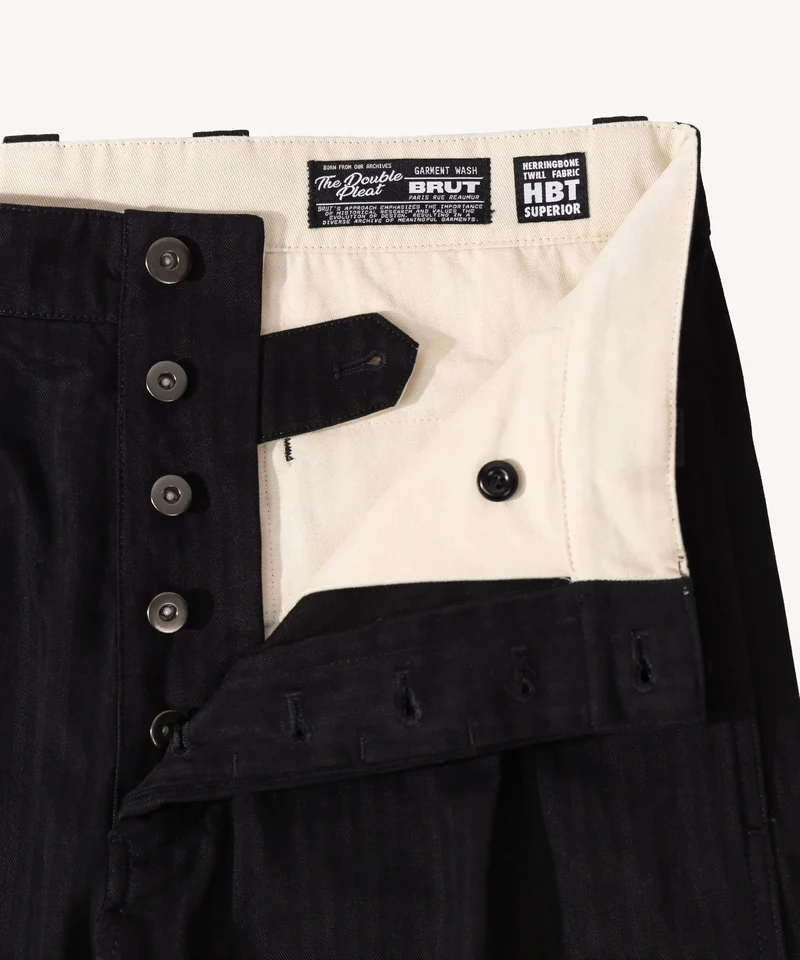 THE DOUBLE PLEAT PANTS