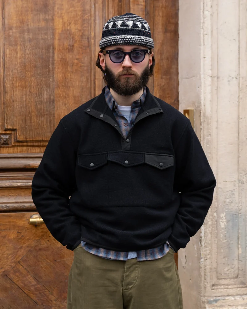 THE WOOL BUTTON-UP FLEECE