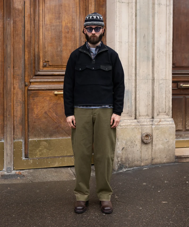 THE WOOL BUTTON-UP FLEECE