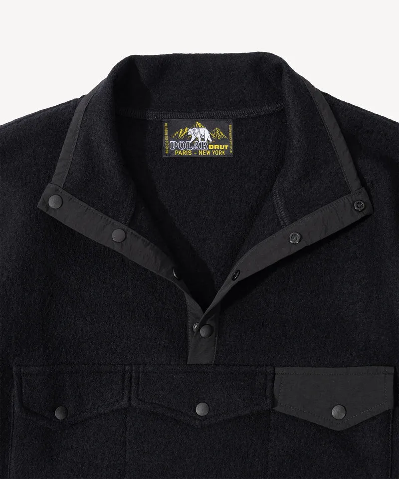 THE WOOL BUTTON-UP FLEECE