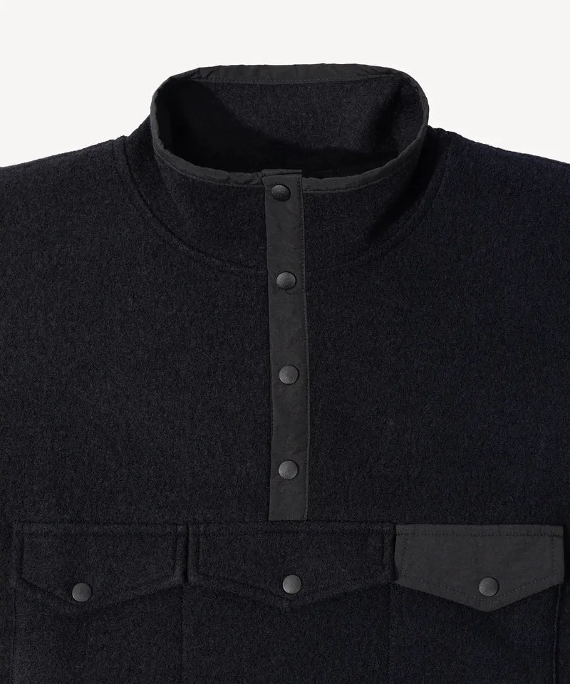 THE WOOL BUTTON-UP FLEECE