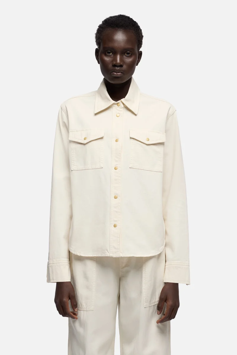 CLASSIC SHIRT in Comfort Twill Ecru