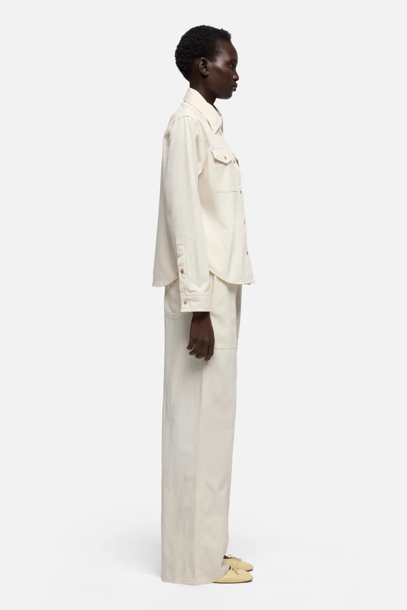 CLASSIC SHIRT in Comfort Twill Ecru