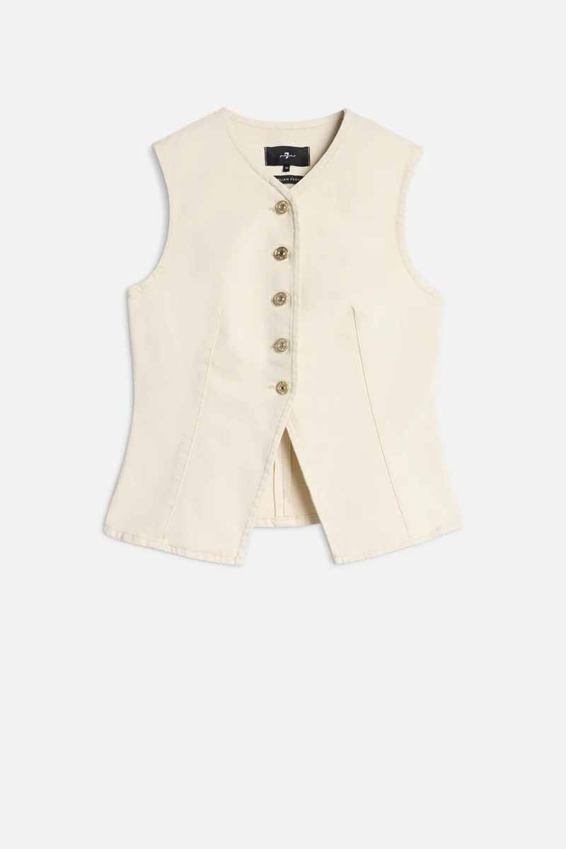 LADY VEST in Comfort Moondust
