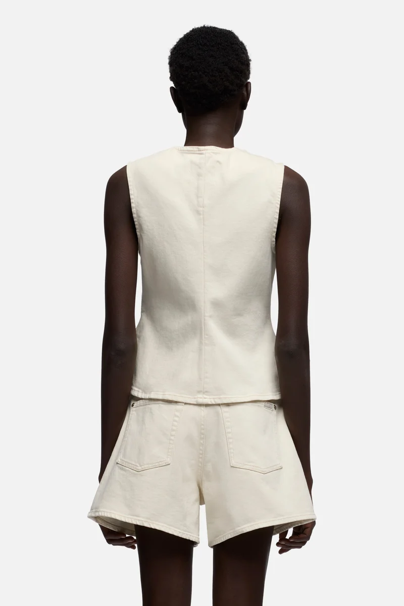LADY VEST in Comfort Moondust
