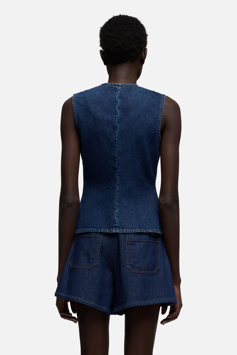 LADY VEST in Comfort Indiglow