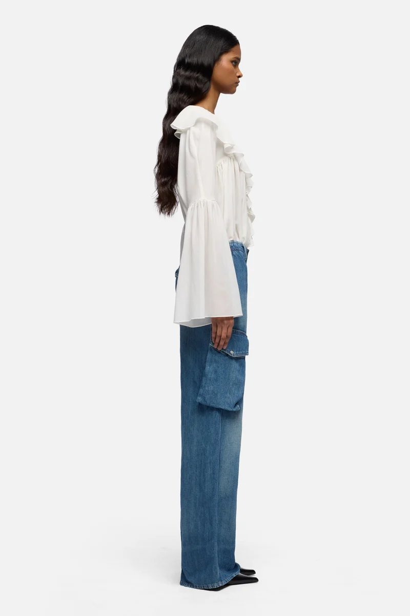 CARGO LOTTA in Indigo Linen Ocean Mist