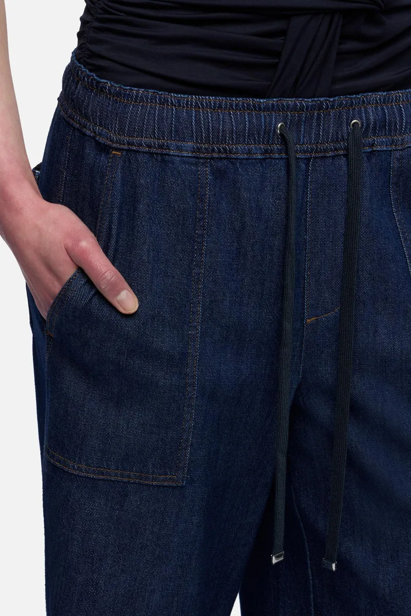 UTILITY PULL ON WIDE LEG in Weightless Halona