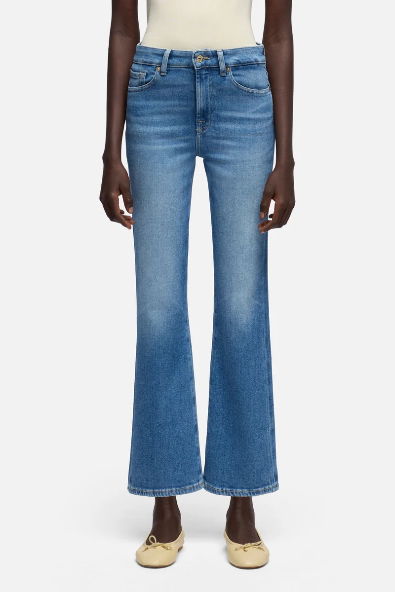 CROPPED BOOT in Slim Illusion Coastline