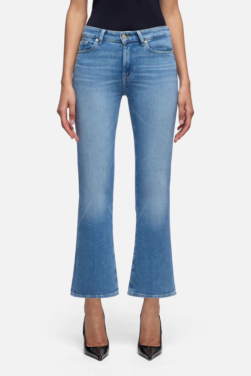 CROPPED BOOT in Slim Illusion Bluehaven