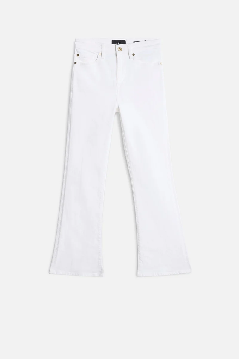CROPPED BOOT in Slim Illusion Pure White