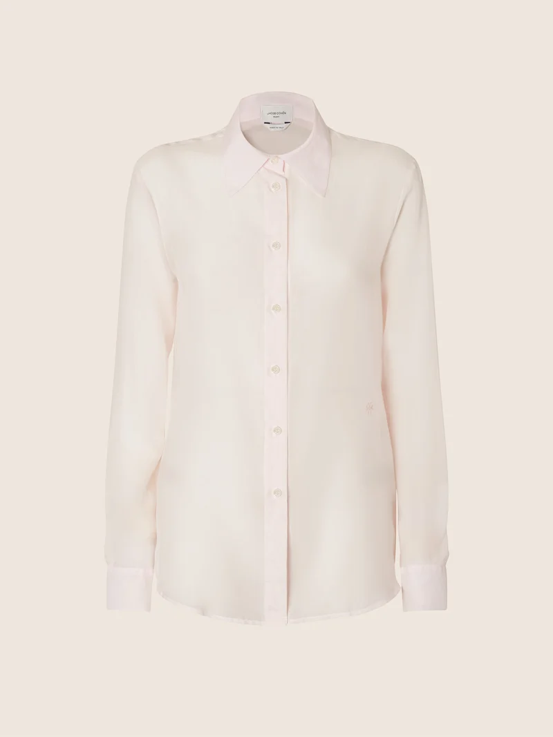 Cotton-Silk Muslin Shirt