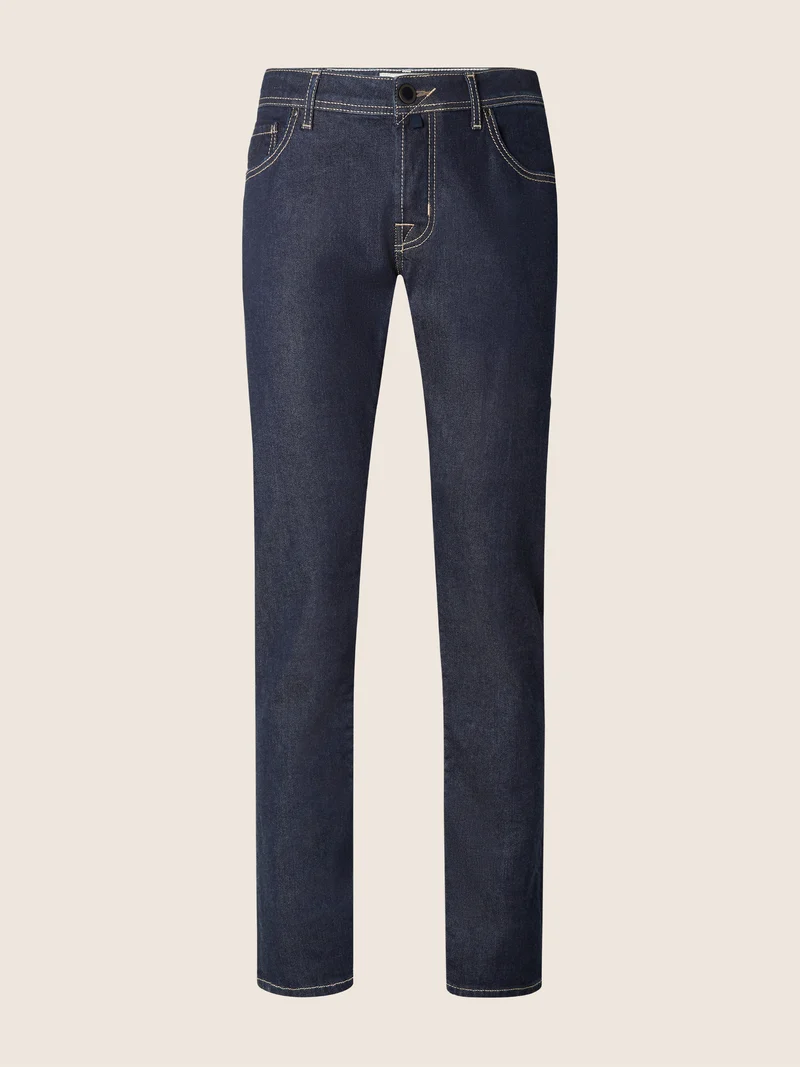 Nick – Jeans in Cotton and Silk Stretch Denim