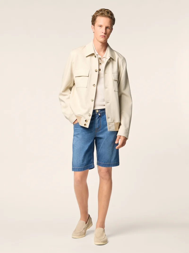 Nicolas – Bermudas in Power Stretch Denim
