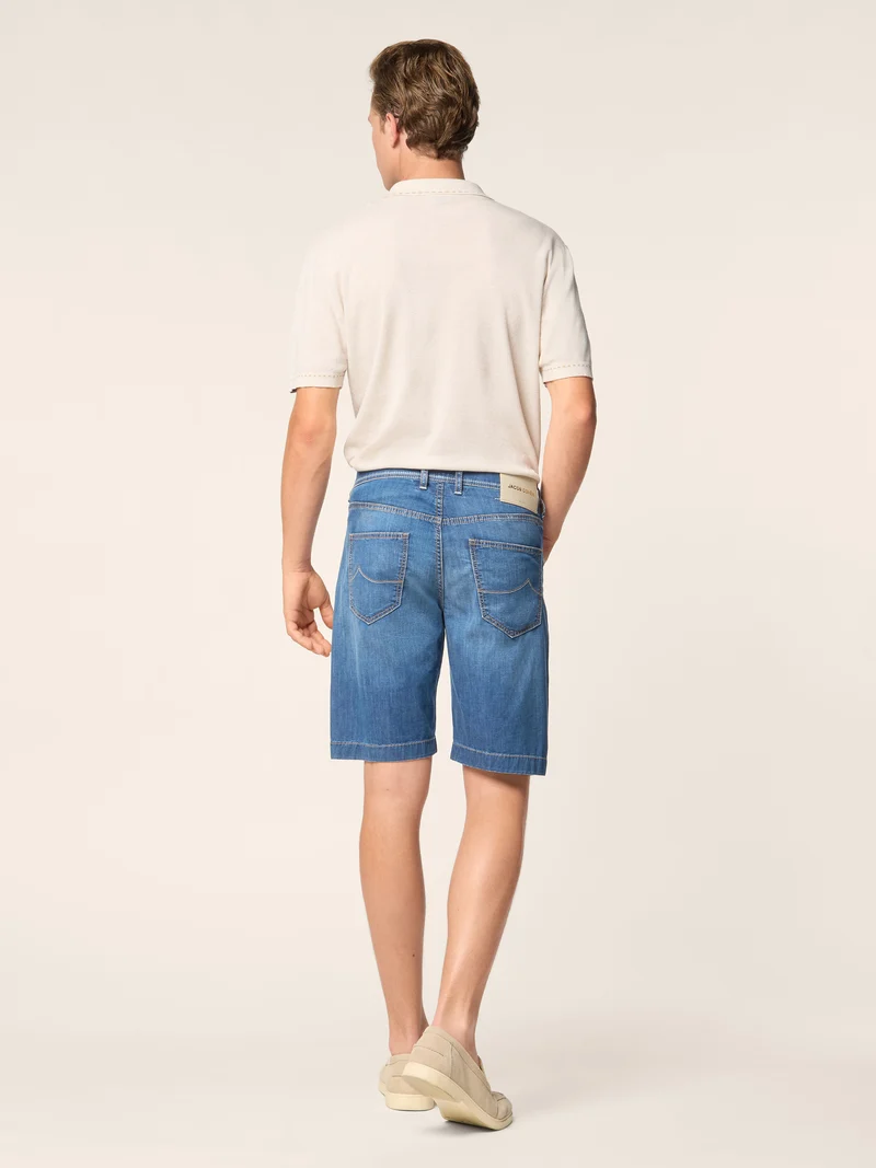 Nicolas – Bermudas in Power Stretch Denim