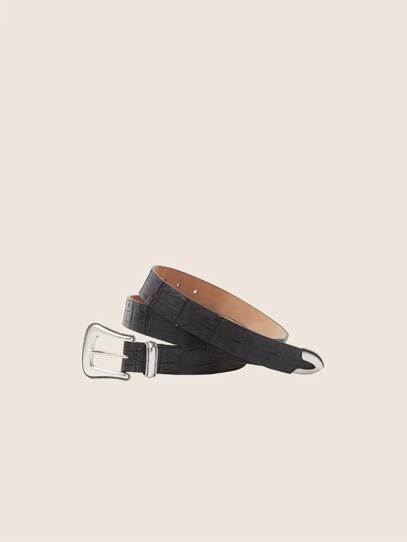 Belt in Caiman Leather