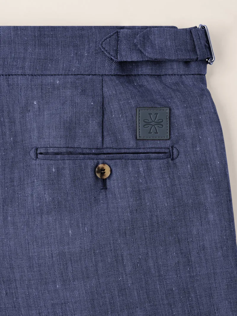 Oliver – Pants in Linen and Wool Batavia