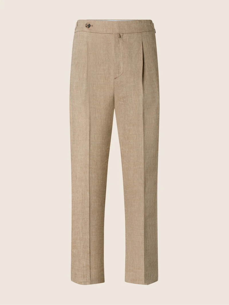 Oliver – Pants in wool and linen batavia