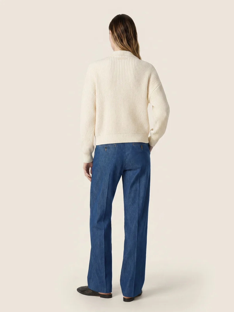Cotton-Nylon Knit Jacket