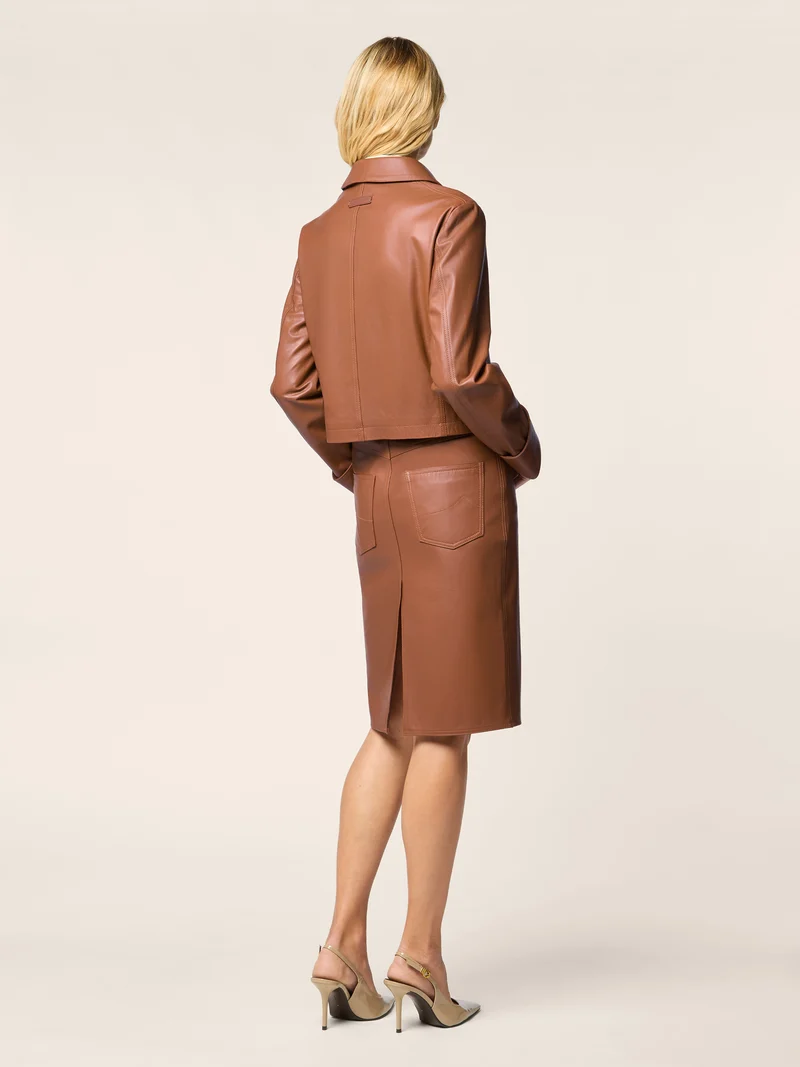 Light Nappa Leather Jacket