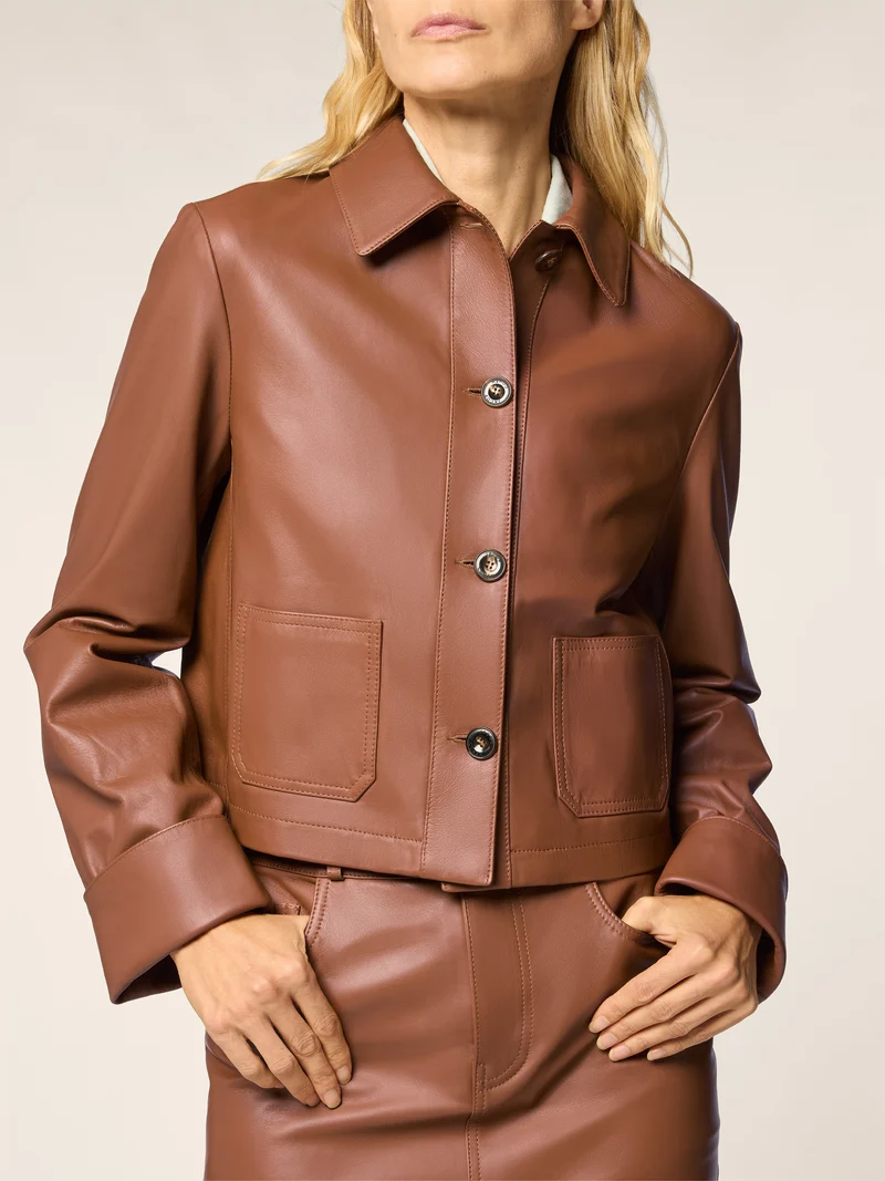 Light Nappa Leather Jacket