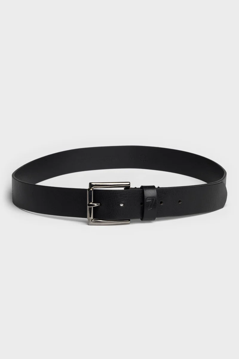 CLASSIC BELT DEBOSSED in Leather Black