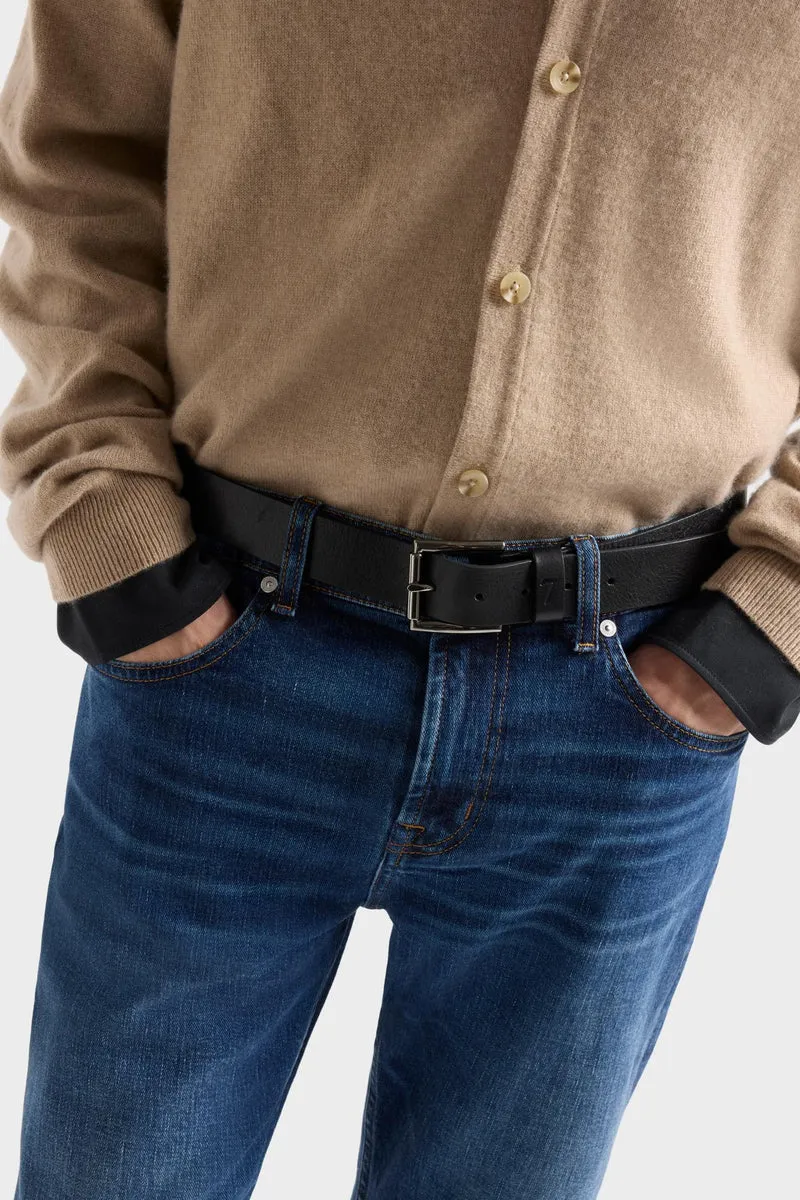 CLASSIC BELT DEBOSSED in Leather Black