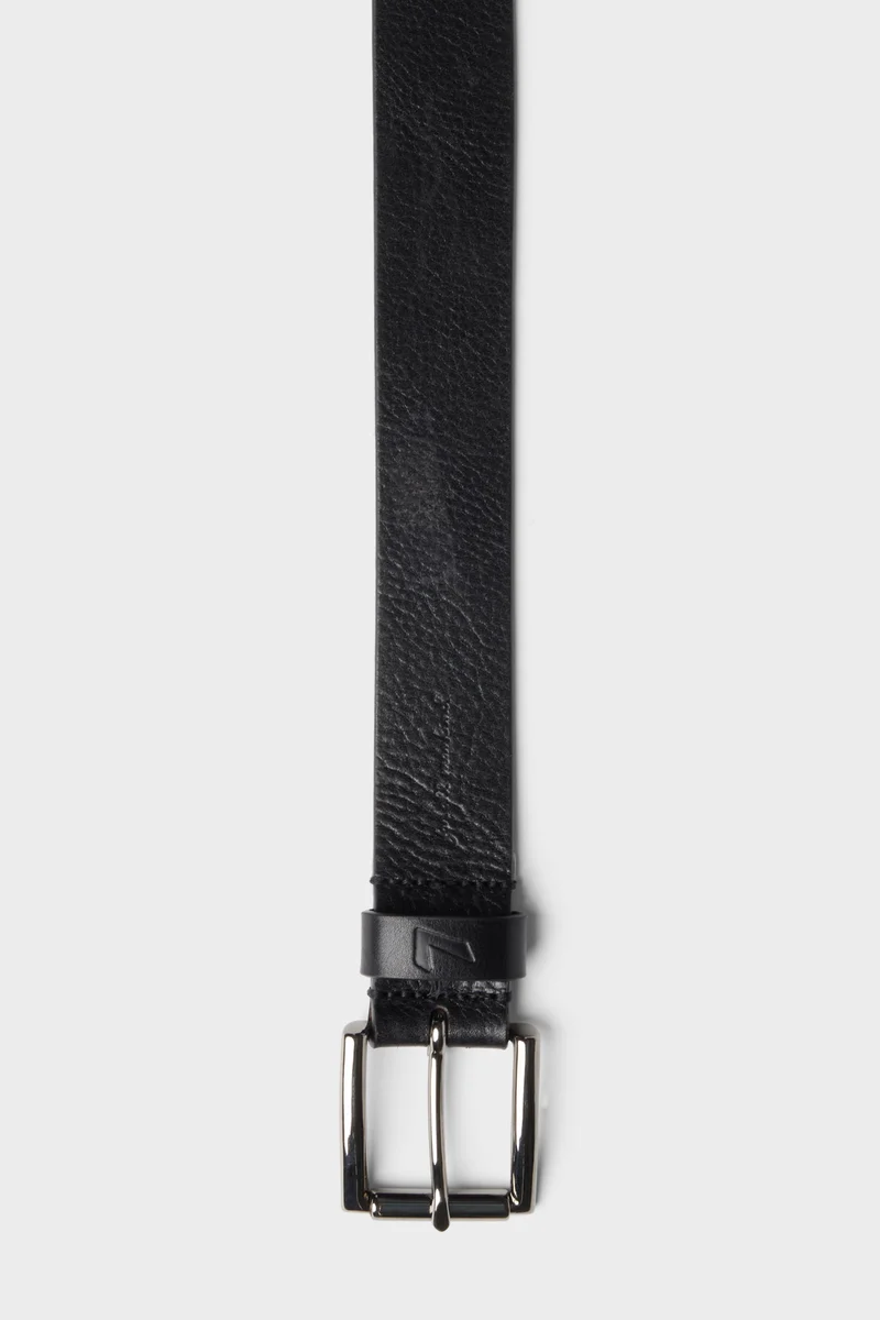 CLASSIC BELT DEBOSSED in Leather Black